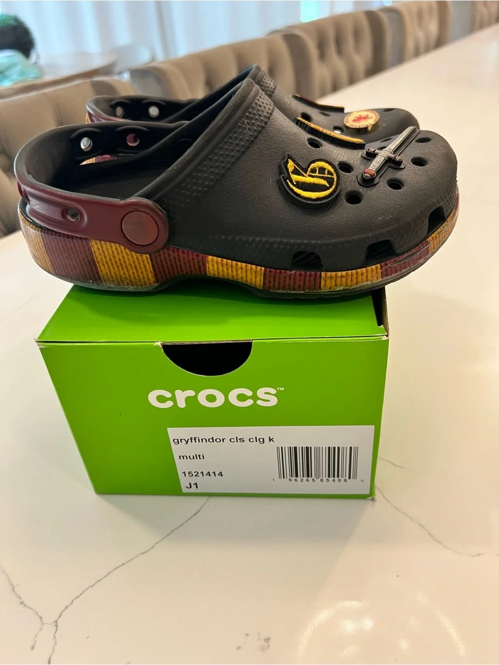 CROCS Kids Harry Potter Gryffindor with jibbitz’s